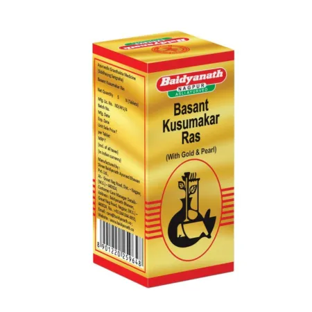 Baidyanath Vasant Kusmakar Ras(Gold) 10 Nos
